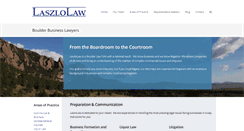 Desktop Screenshot of laszlolaw.com