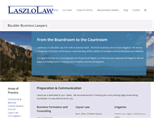 Tablet Screenshot of laszlolaw.com